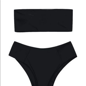 NEVER worn. ZAFUL High Cut Bandeau Bathing Suit